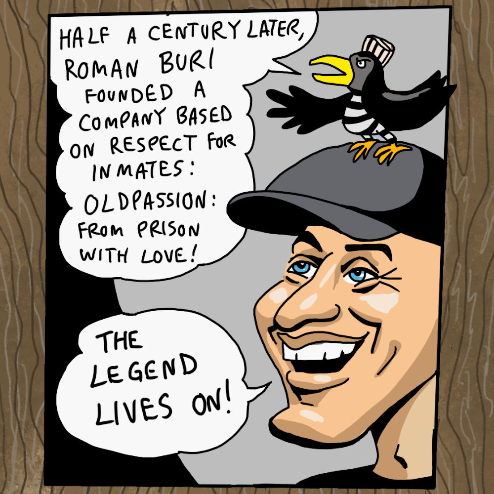 half a century later, roman buri founded a company based on respect for inamtes: oldpassion - from prison with love! johnny cash the legend lives on! oldpassion - from prison with love! handcrafted quality goods. leder portemonnaie, lederwaren, accessoire