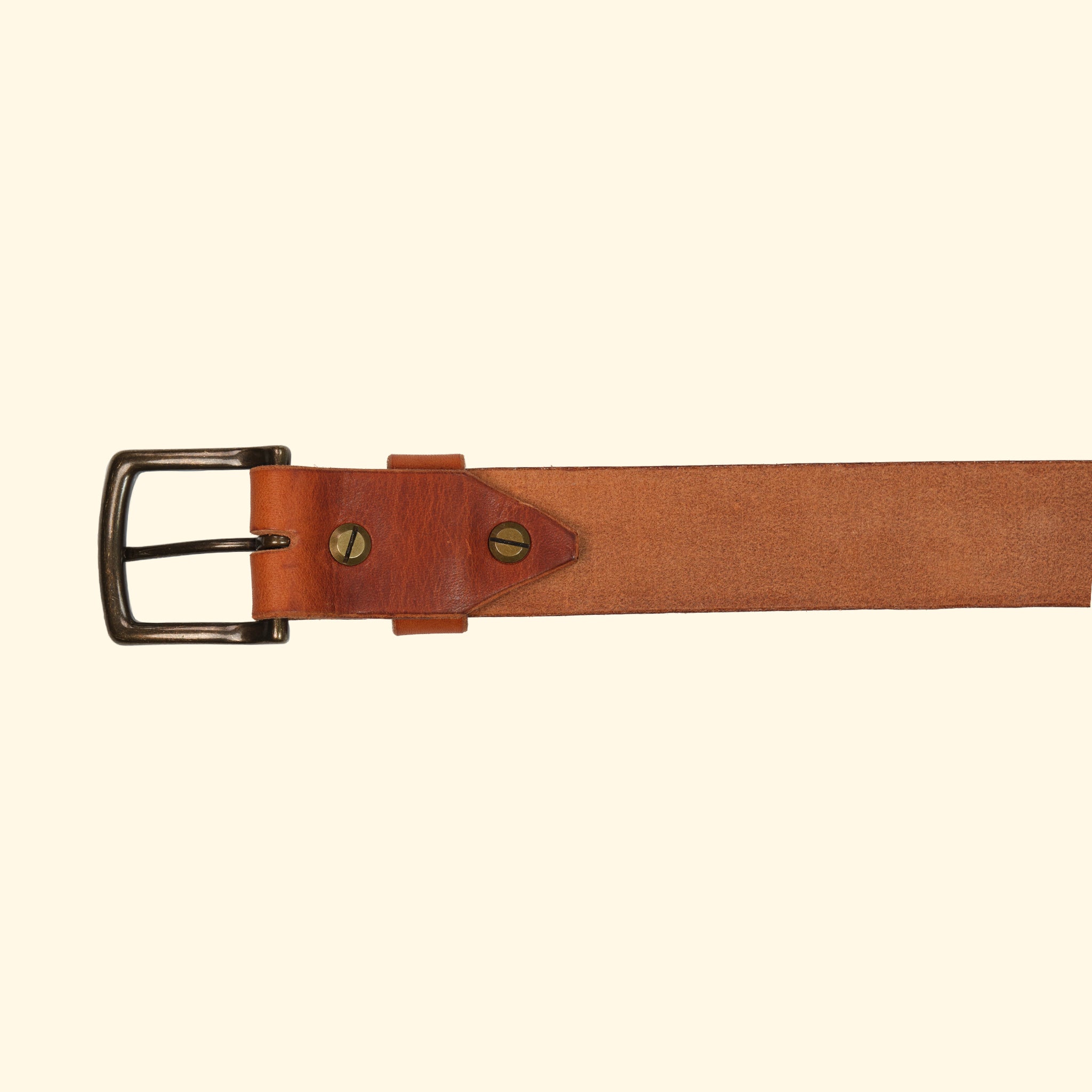 op belt, English Tan, Rückseite