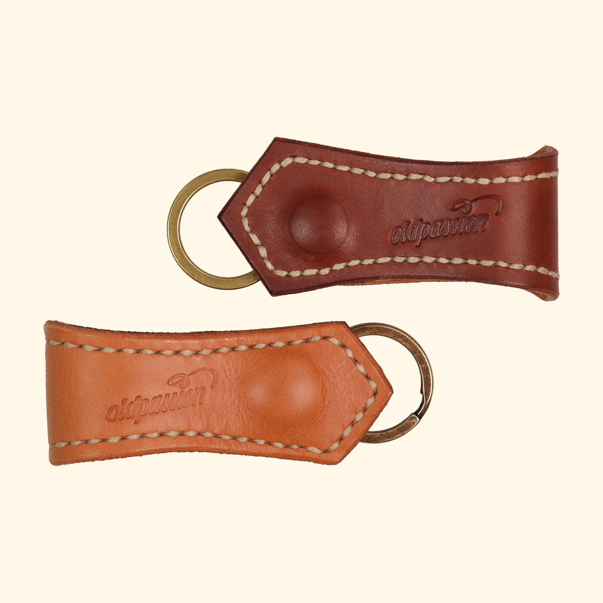 Key Fob, Hellbraun Nature, Vorderseite