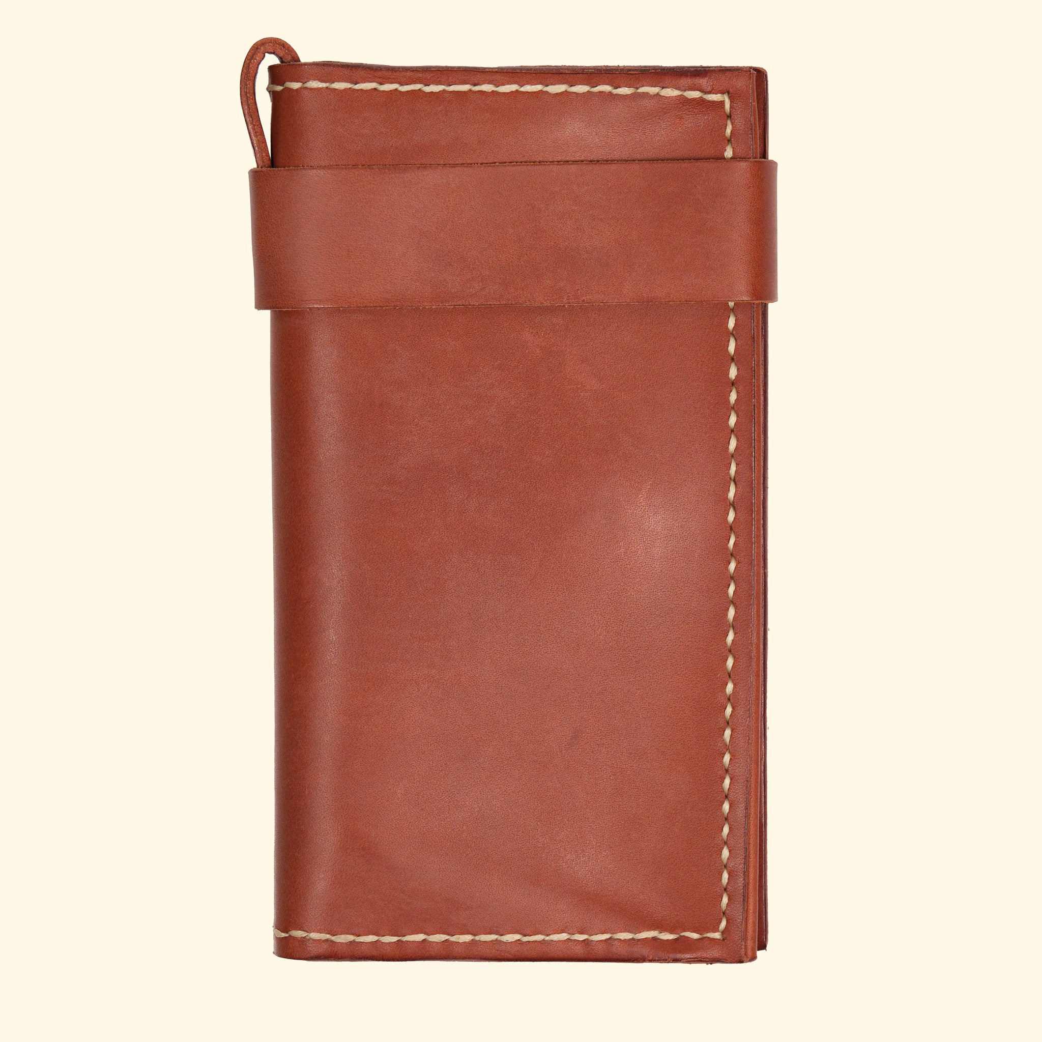 Long Wallet, Hellbraun, Rückseite