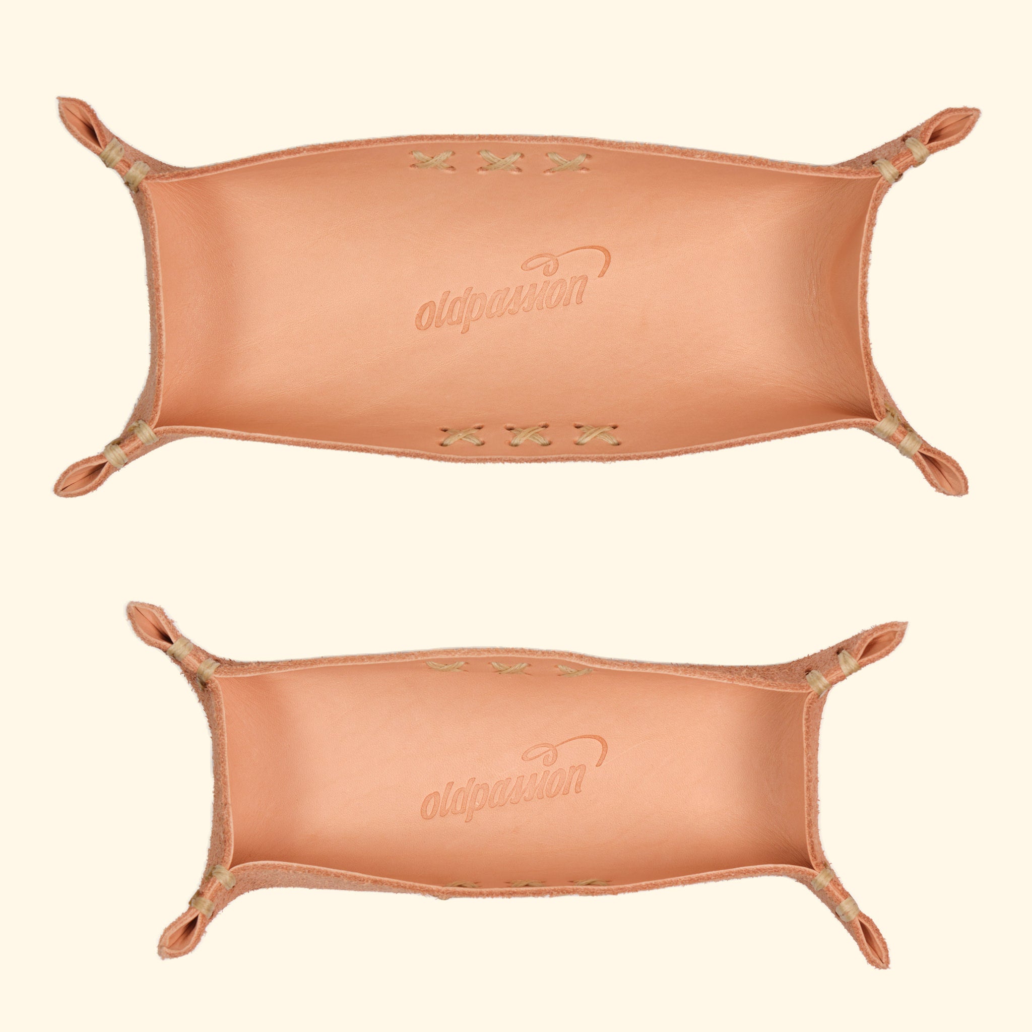 op leather tray