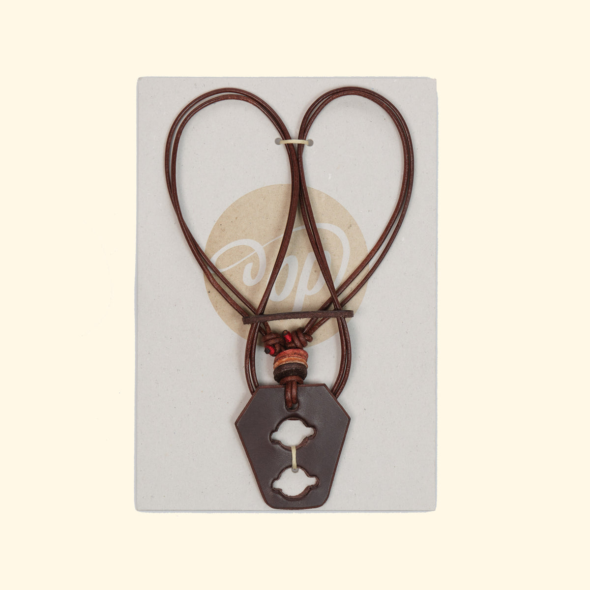 Eyeglasses-Lanyard-Echtleder-Brillenband-brown-logo-oldpassion-from-prison-with-love