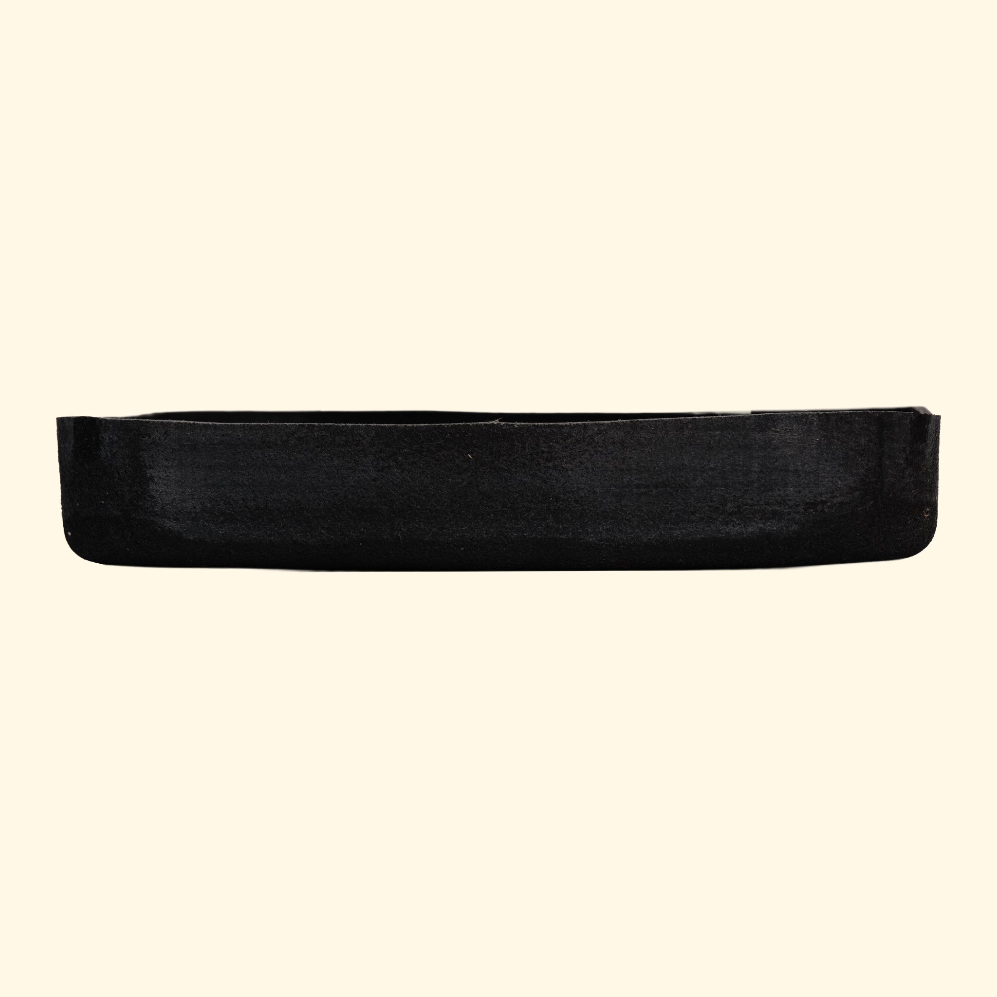 Sleek Tray, Schwarz, Seitenprofil