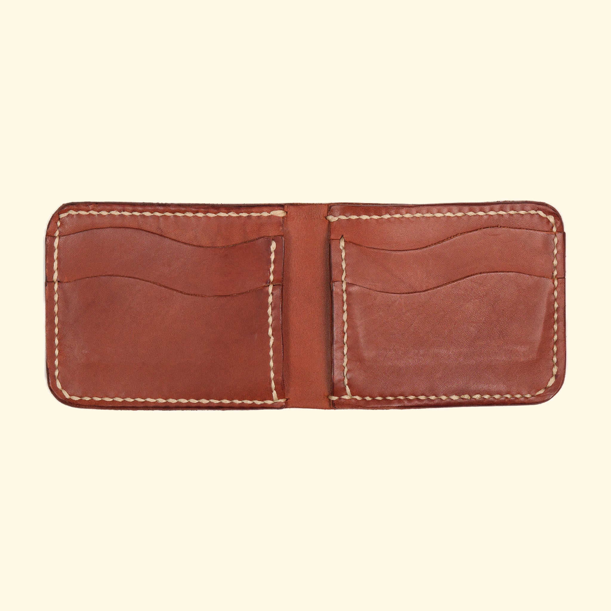 Bifold Wallet, Hellbraun