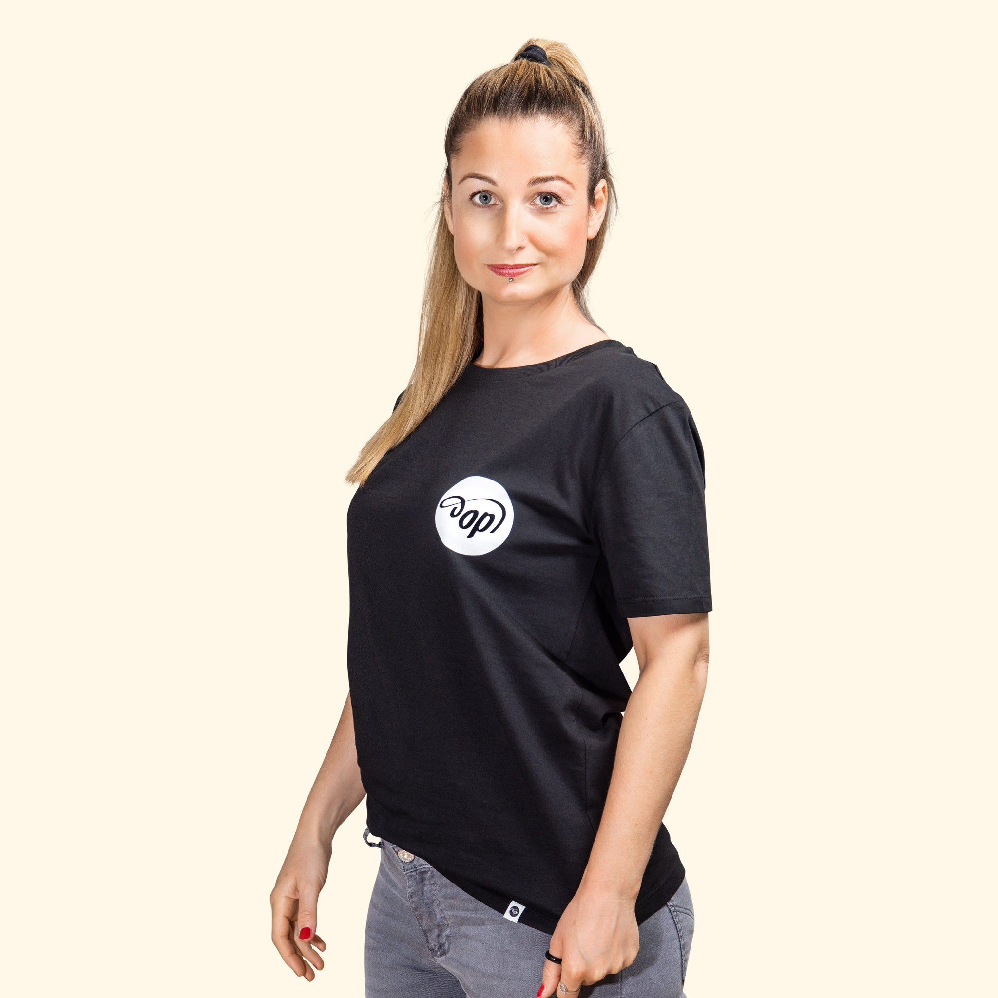 «Johnny Cash» T-Shirt von oldpassion, Vorderseite mit Print