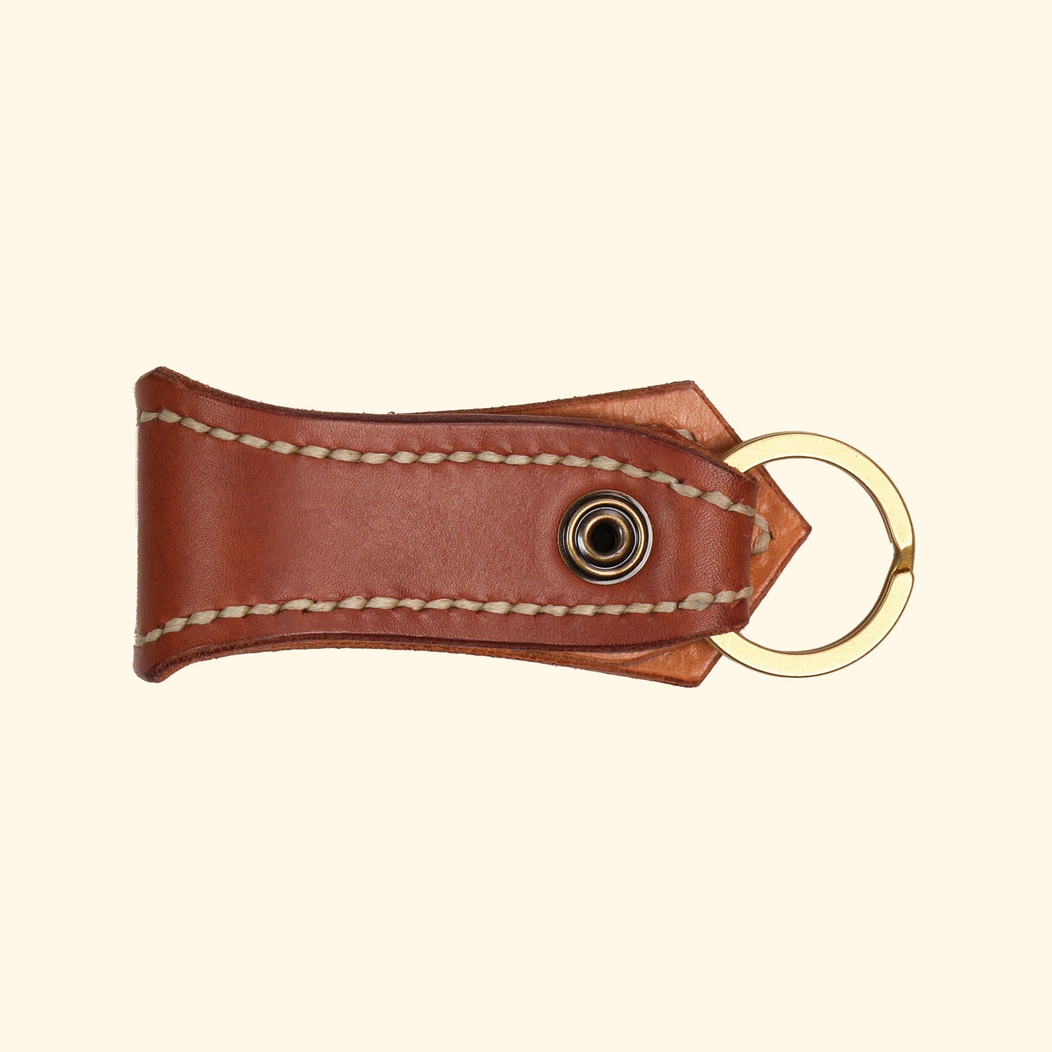 Key Fob, Hellbraun, Rückseite