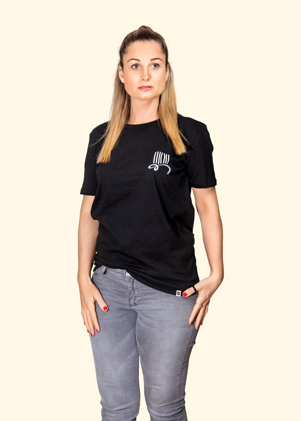 «prison-bars» logo tee