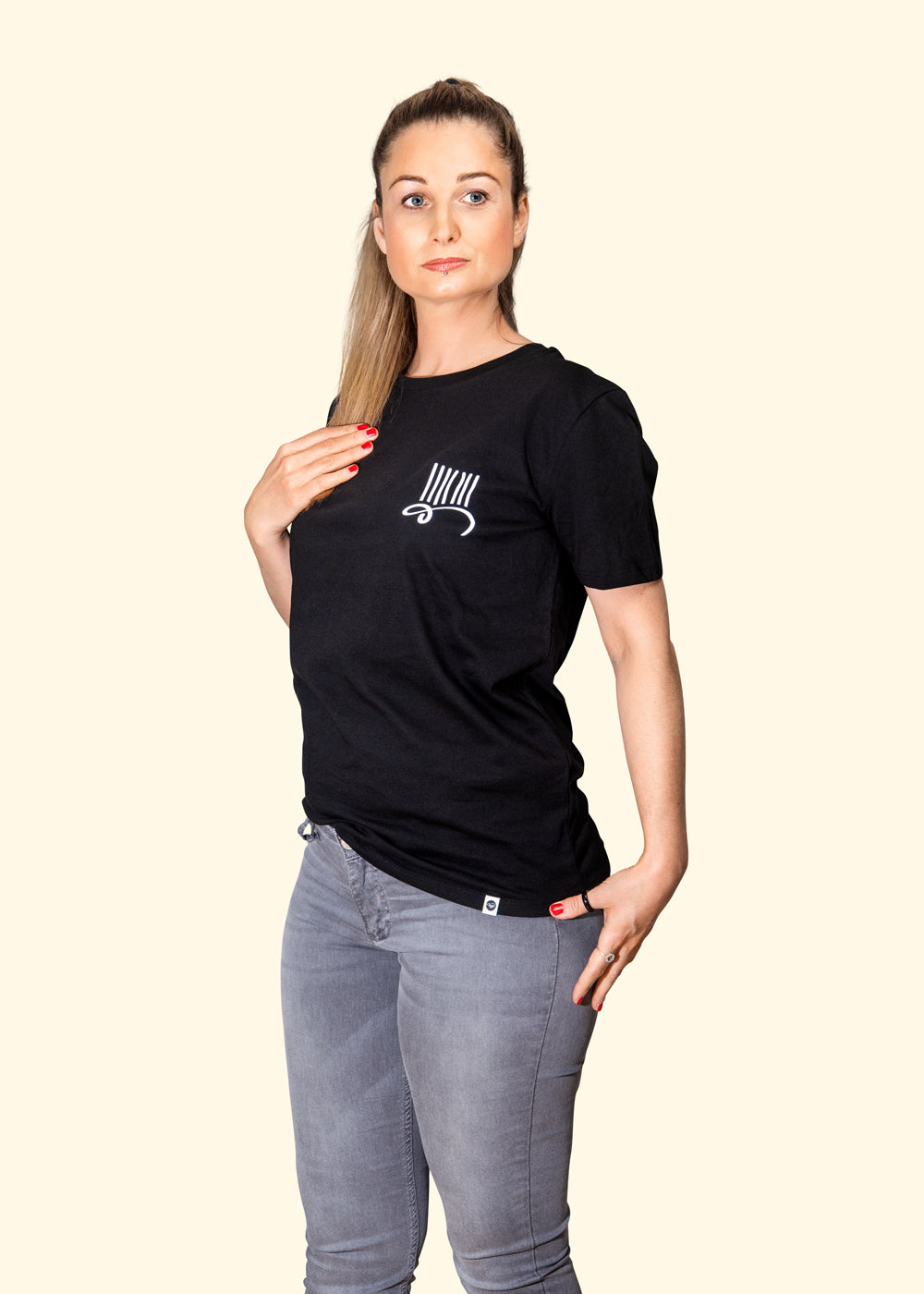 «prison-bars» logo tee