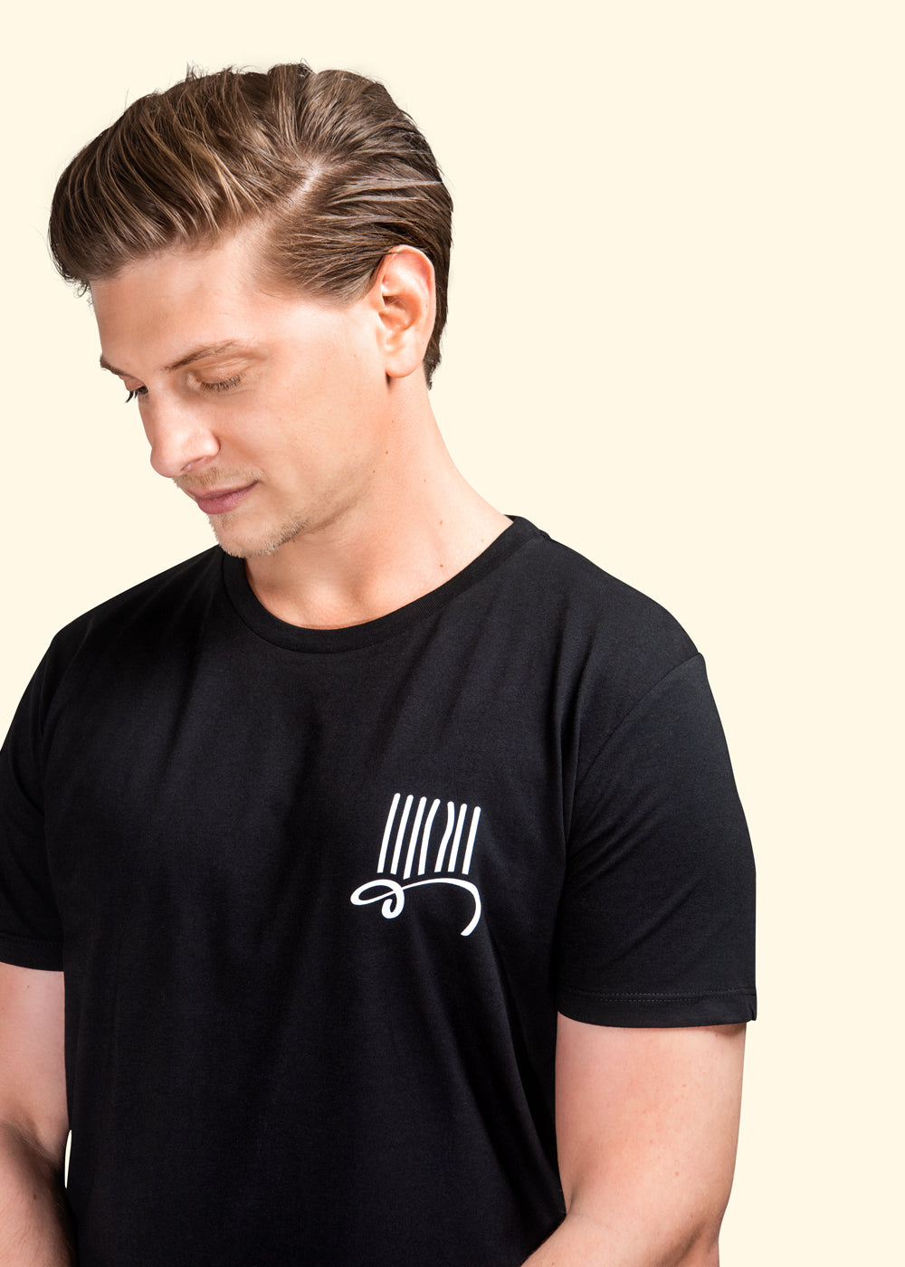 «prison-bars» logo tee