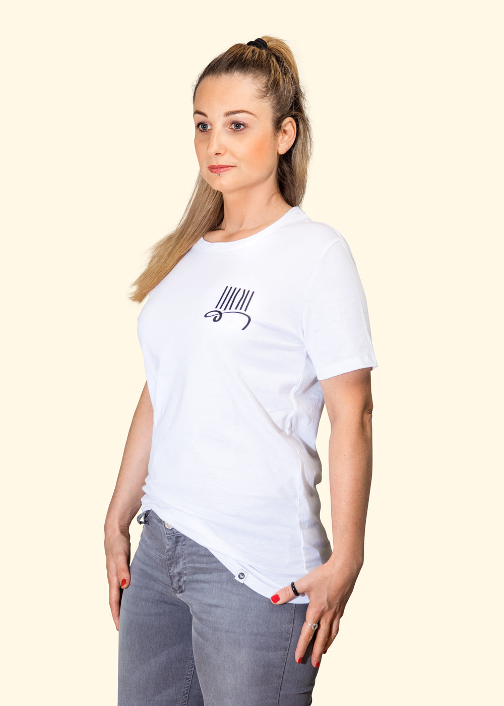 «prison-bars» logo tee
